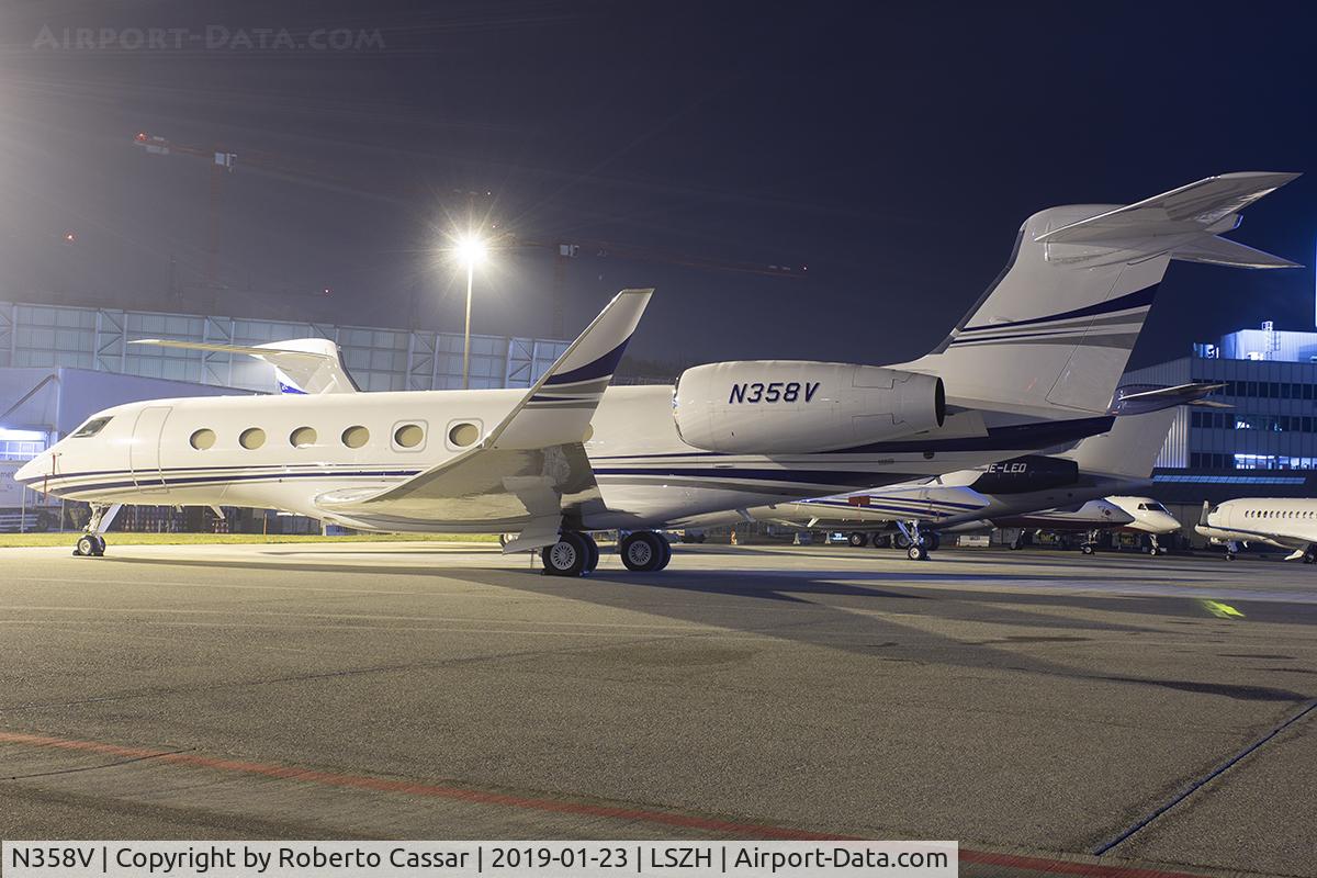 N358V, 2015 Gulfstream G-VI (G650ER) C/N 6161, Zurich - Kloten