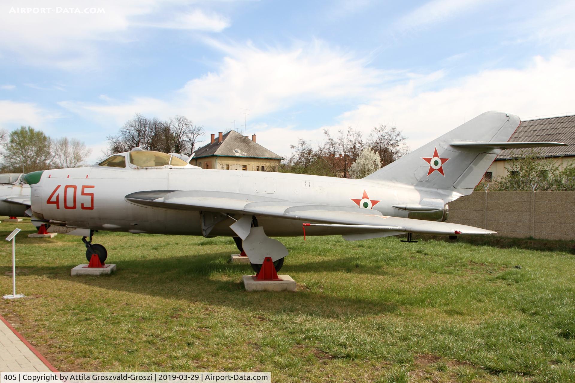 405, Mikoyan-Gurevich MiG-17PF C/N 0405, RepTár. Szolnok aviation history museum, Hungary