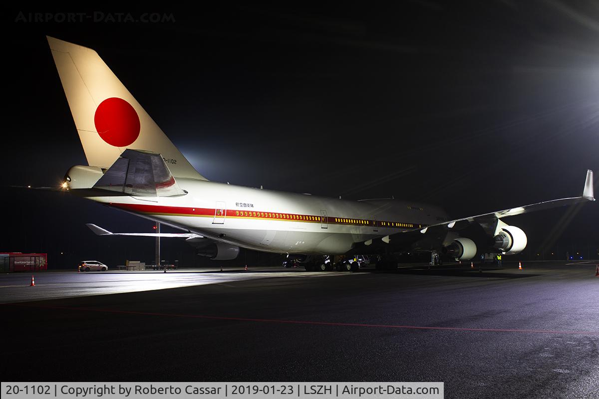 20-1102, 1991 Boeing 747-47C C/N 24731/0839, World Economic Forum 2019