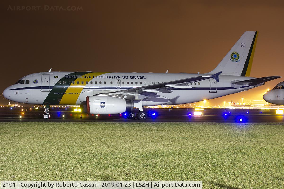 2101, 2004 Airbus VC-1A (A319-133/CJ) C/N 2263, World Economic Forum 2019