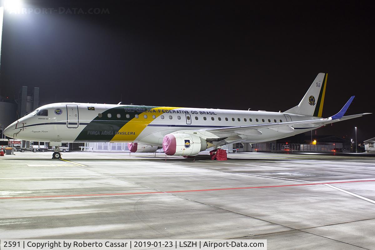 2591, 2009 Embraer VC-2 (ERJ-190-100AR) C/N 19000277, World Economic Forum 2019