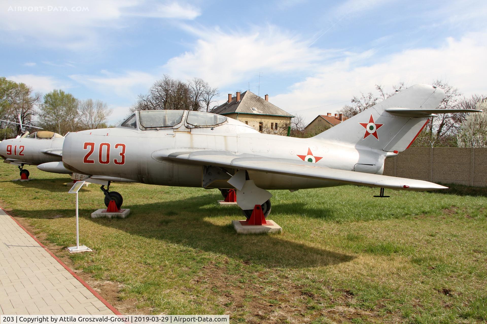 203, 1955 Mikoyan-Gurevich MiG-15UTI C/N 10993203, RepTár. Szolnok aviation history museum, Hungary