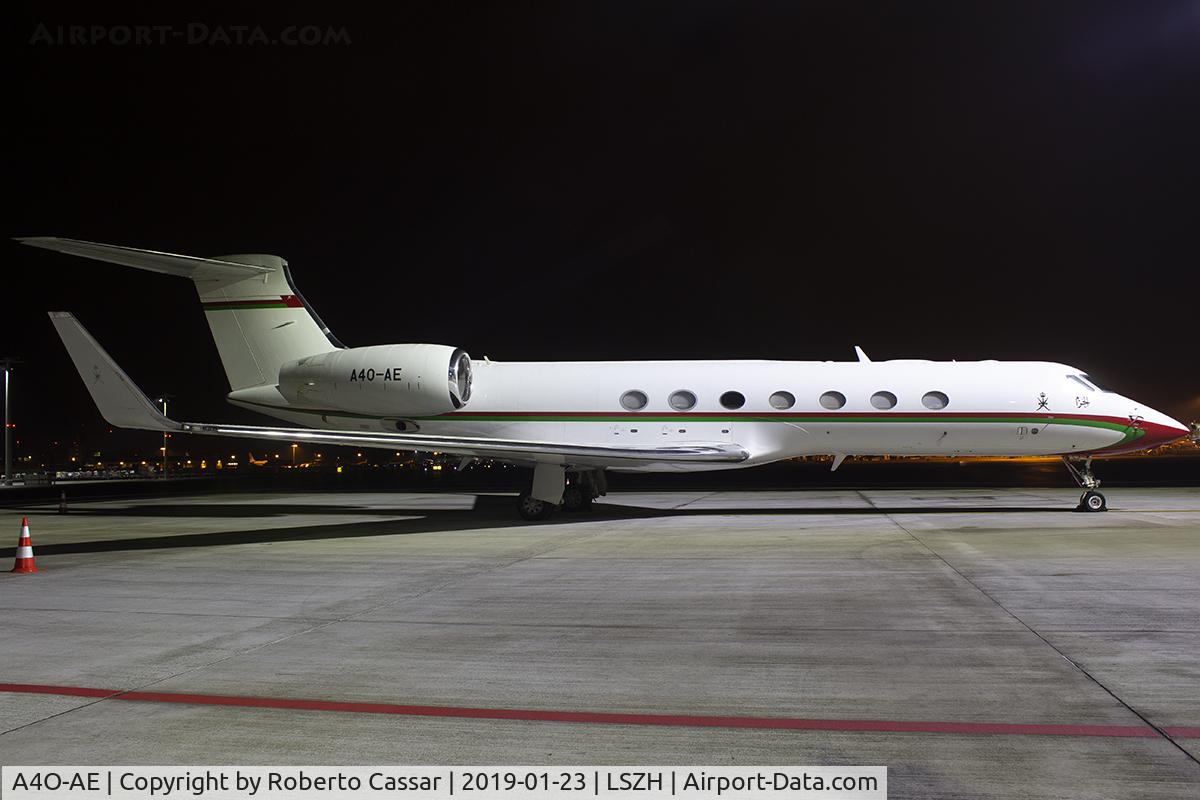 A4O-AE, 2011 Gulfstream Aerospace GV-SP (G550) C/N 5325, World Economic Forum 2019