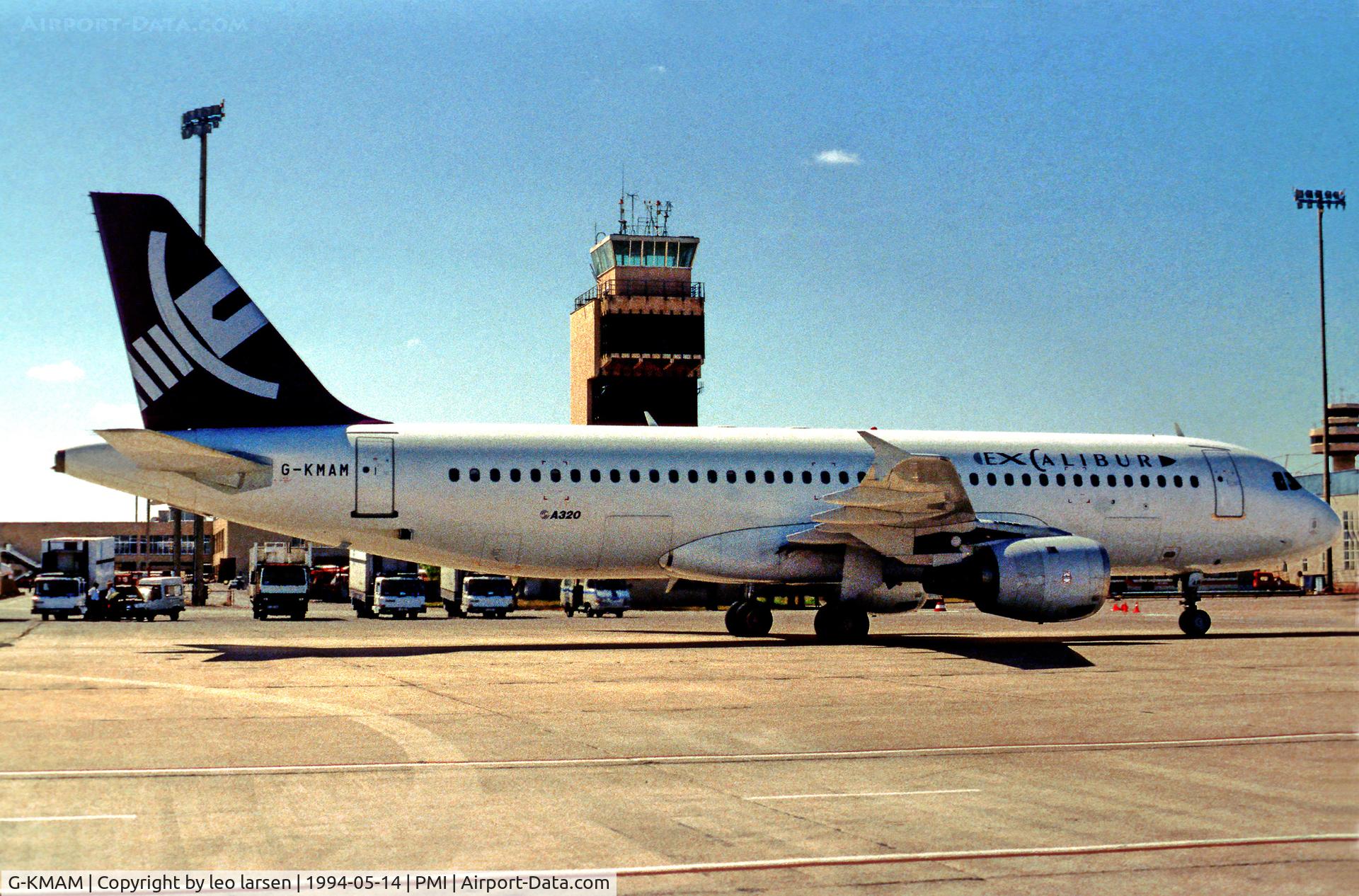 G-KMAM, 1992 Airbus A320-212 C/N 301, Palma de Mallorca 14.5.1994