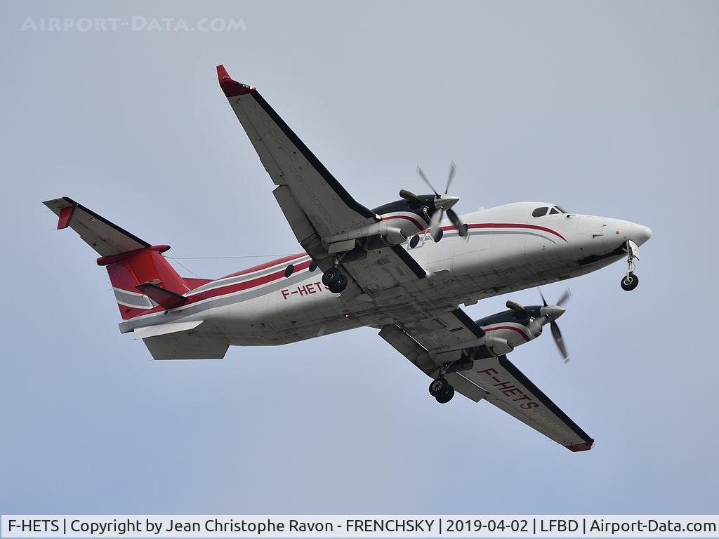 F-HETS, 1999 Raytheon 1900D C/N UE-360, Chalair Aviation CE44 landing runway 23