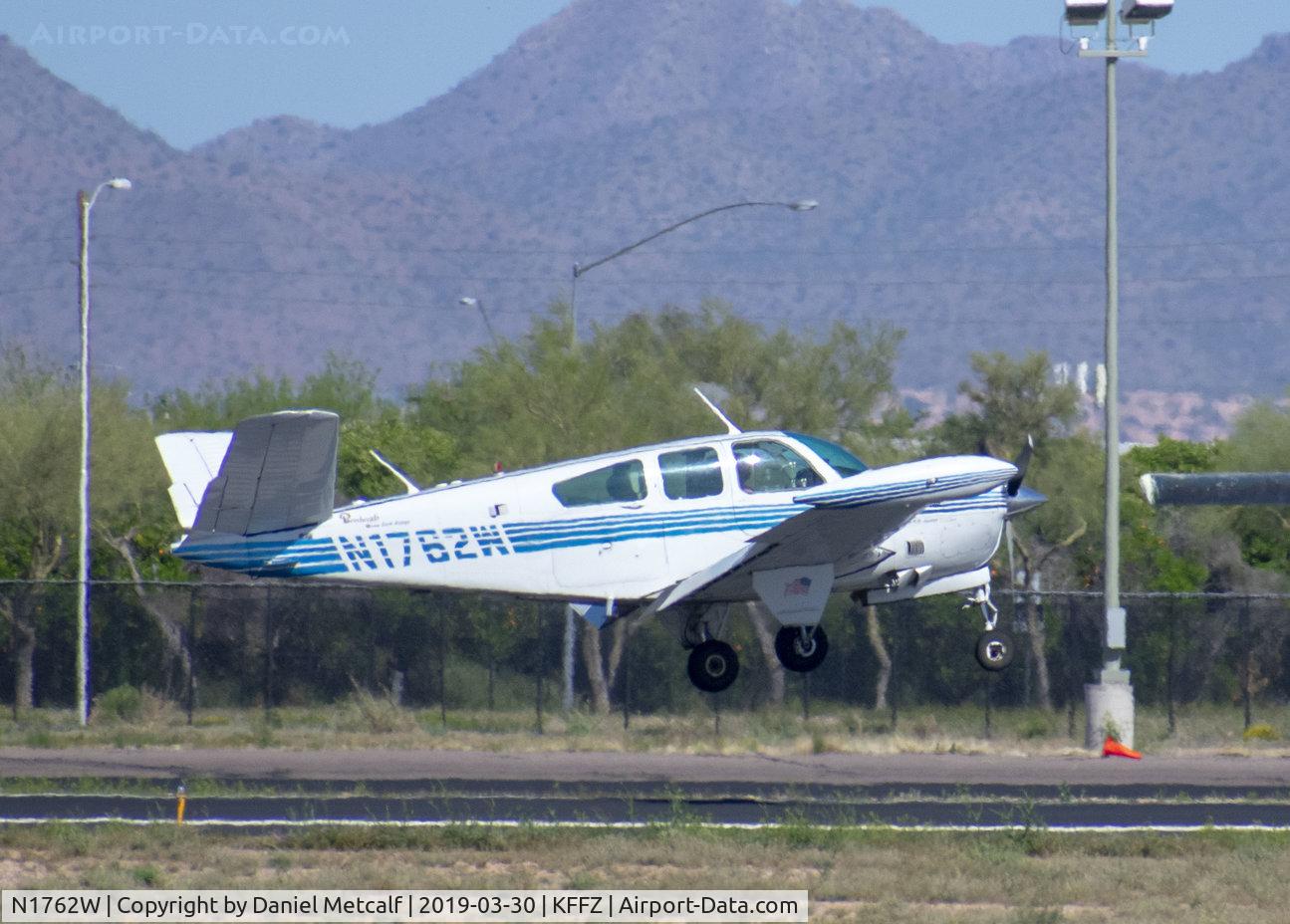 N1762W, 1972 Beech V35B Bonanza C/N D-9410, Seen at the 2019 Falcon Field Municipal Airport Open House
