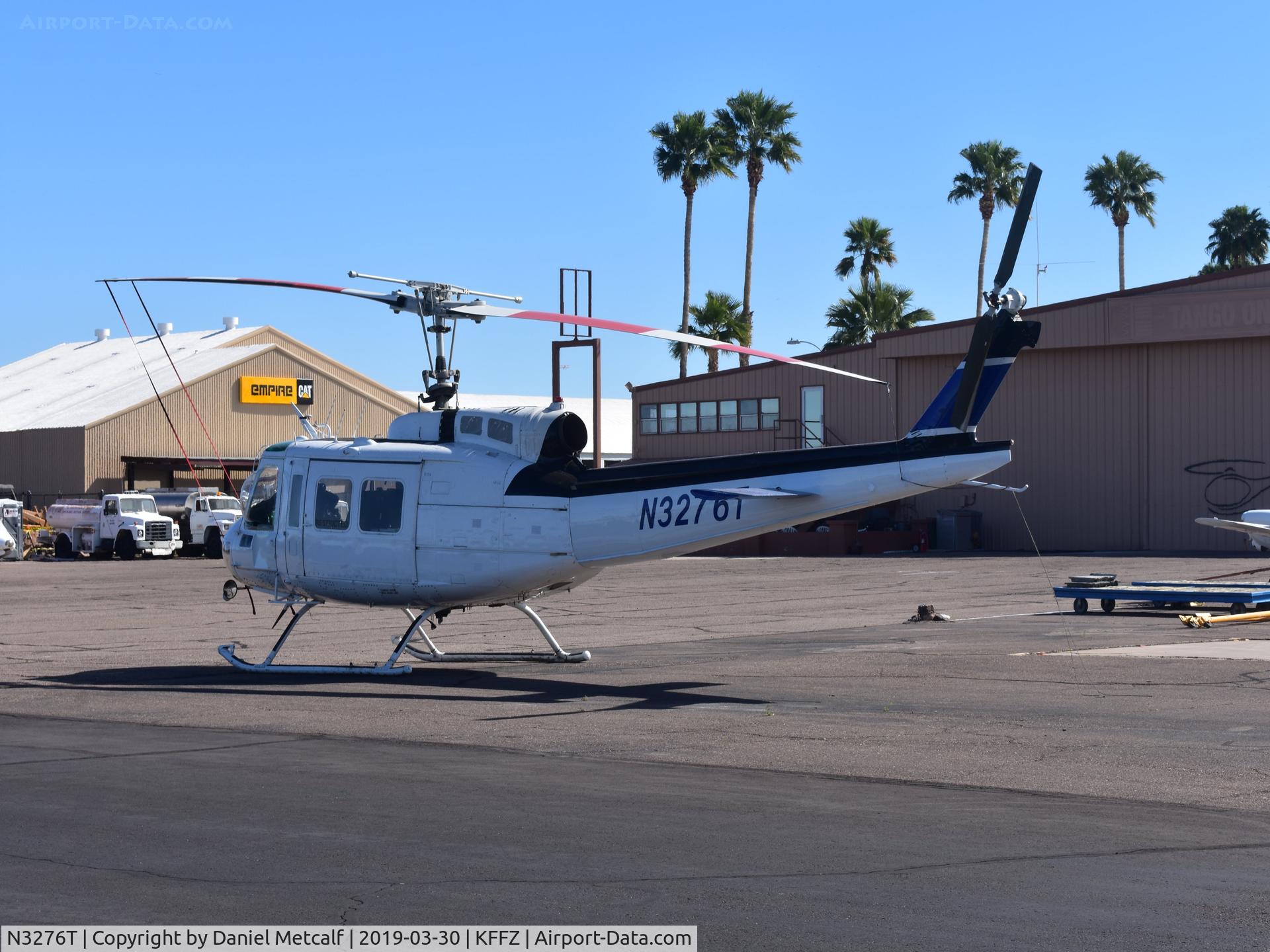 N3276T, 1969 Bell UH-1H Iroquois C/N 12199, Seen at the 2019 Falcon Field Municipal Airport Open House