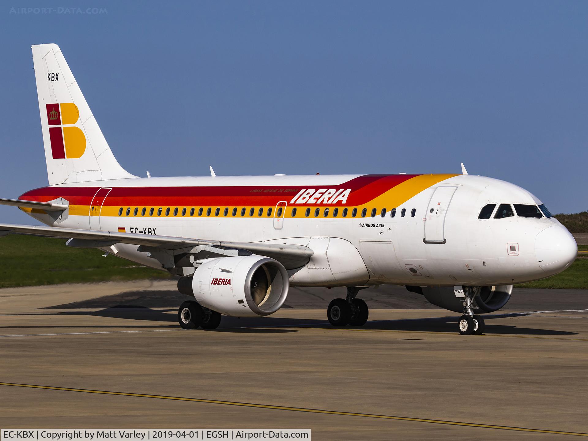 EC-KBX, 2007 Airbus A319-111 C/N 3078, Taxiing to Stand 6...