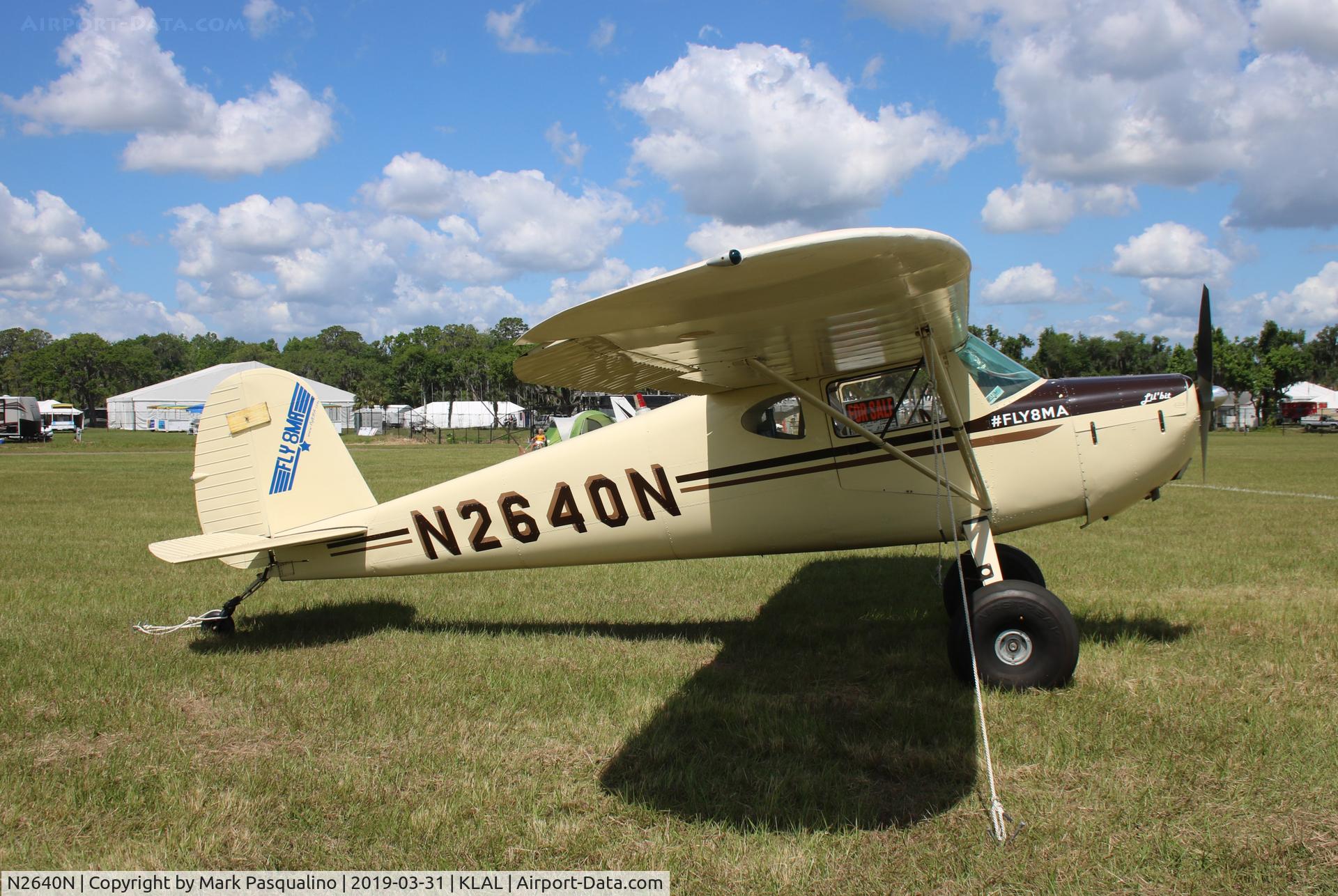 N2640N, 1947 Cessna 140 C/N 12898, Cessna 140