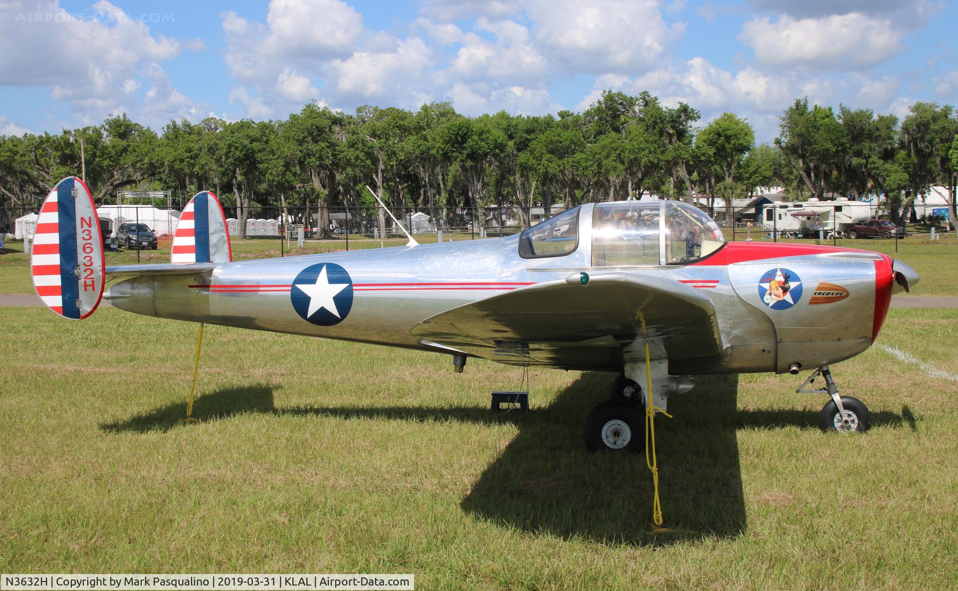N3632H, 1947 Erco 415CD Ercoupe C/N 4257, Ercoupe 415-CD