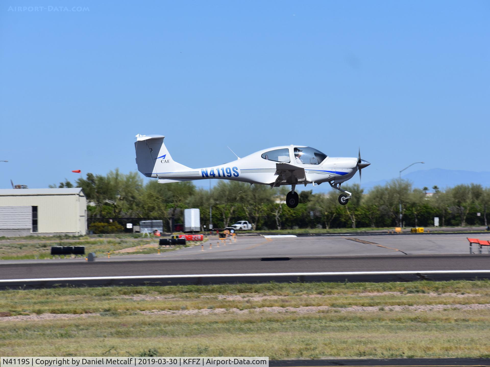 N4119S, Diamond DA-40 Diamond Star C/N 40.804, Seen at the 2019 Falcon Field Municipal Airport Open House