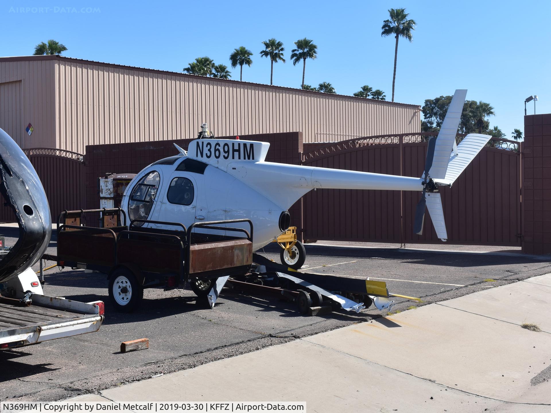 N369HM, 1968 Hughes OH-6A C/N 0929, Seen at the 2019 Falcon Field Municipal Airport Open House