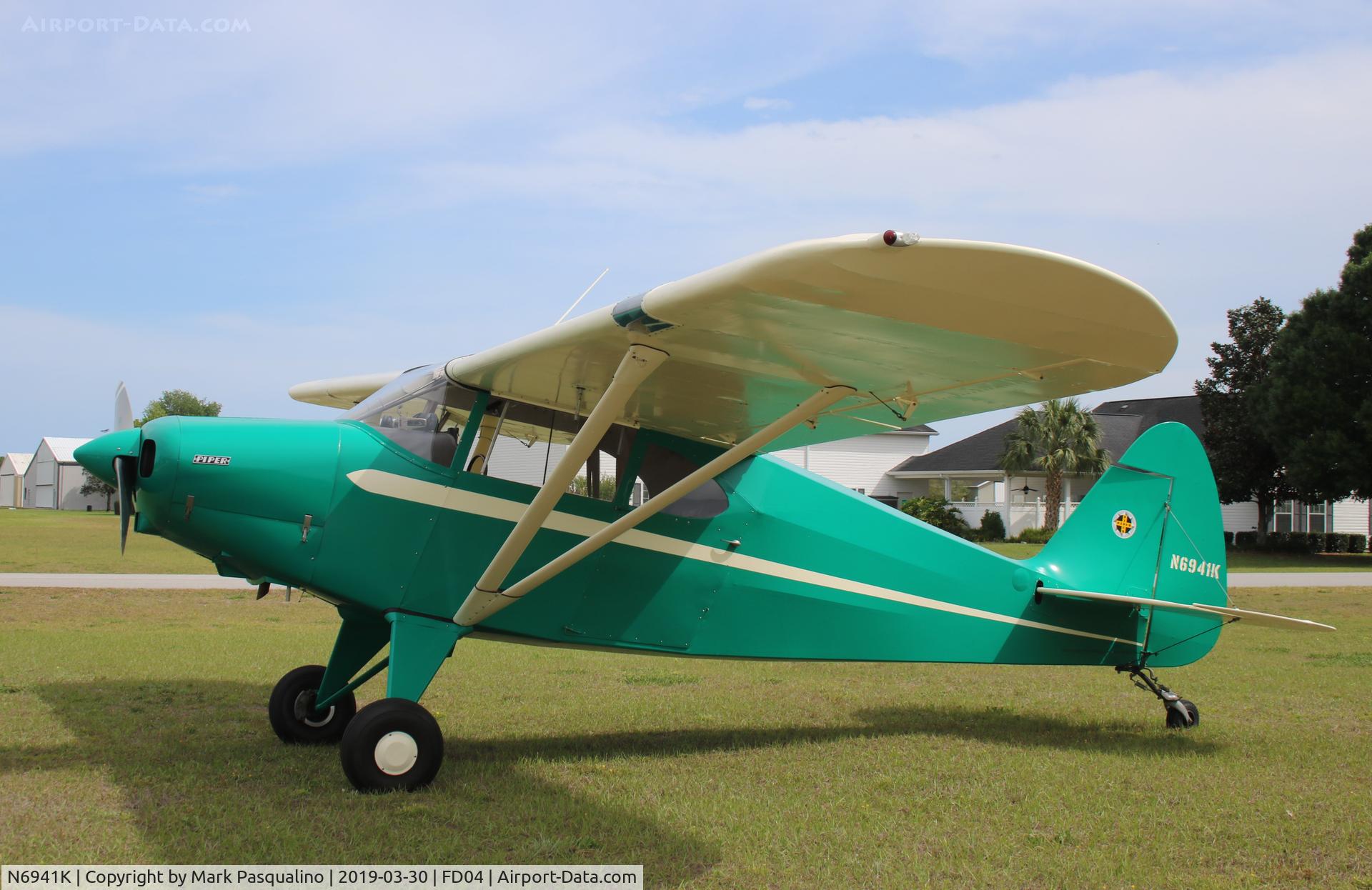 N6941K, 1950 Piper PA-20 Pacer C/N 20-45, Piper PA-20
