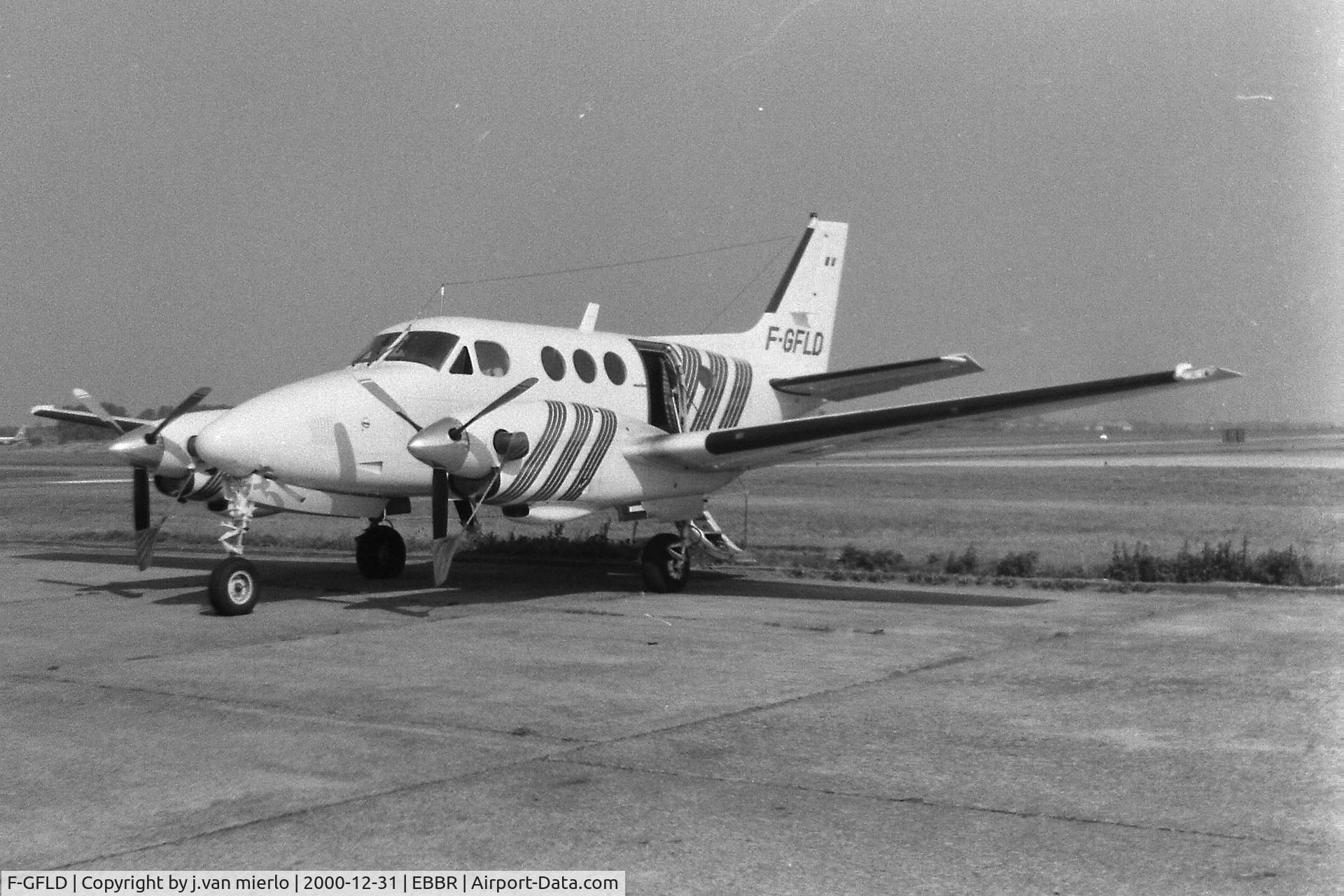 F-GFLD, 1977 Beech C90 King Air C/N LJ-741, Brussels, Belgium G.A.T.'80s