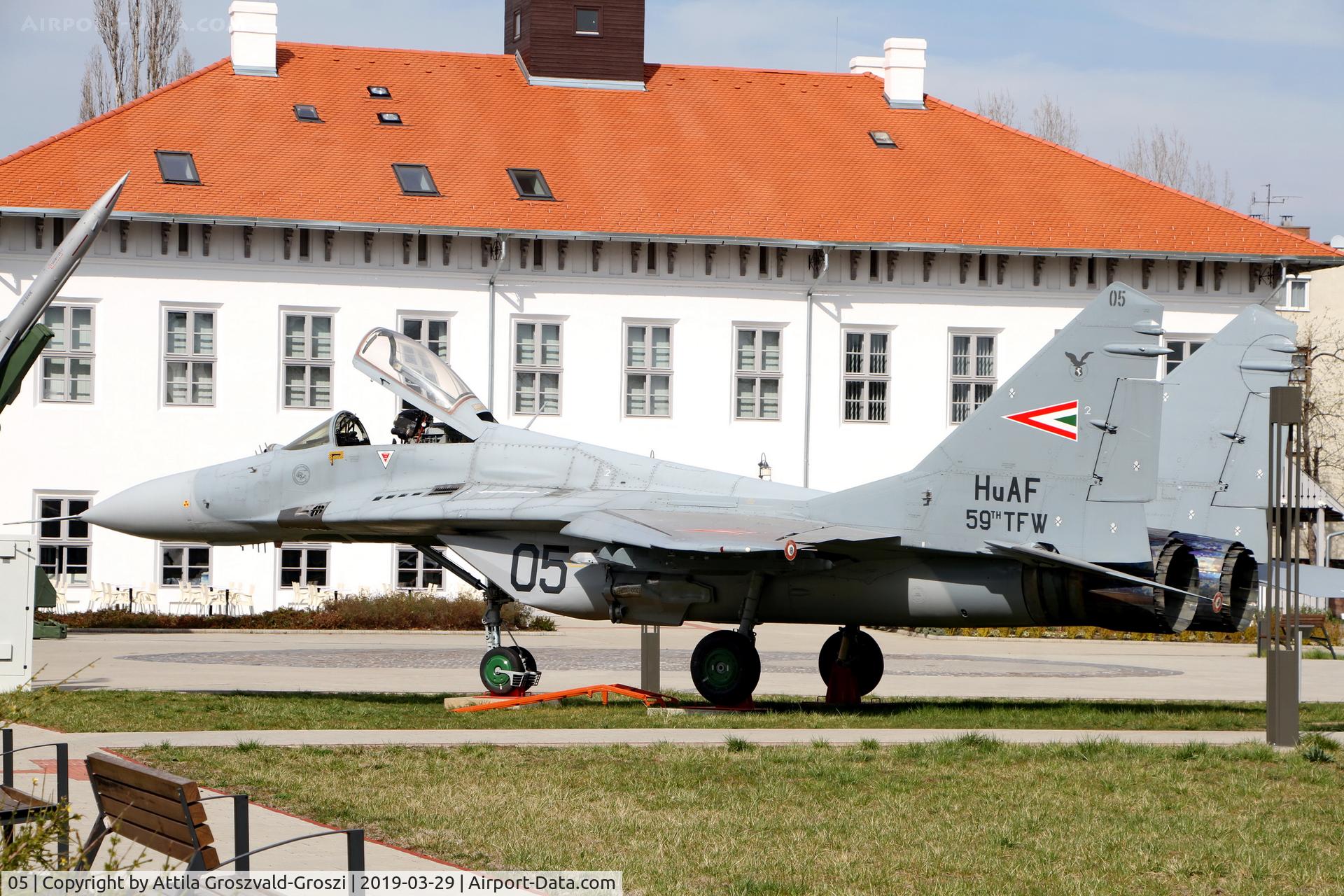 05, Mikoyan-Gurevich MiG-29B C/N 2960535148/4513, RepTár. Szolnok aviation history museum, Hungary