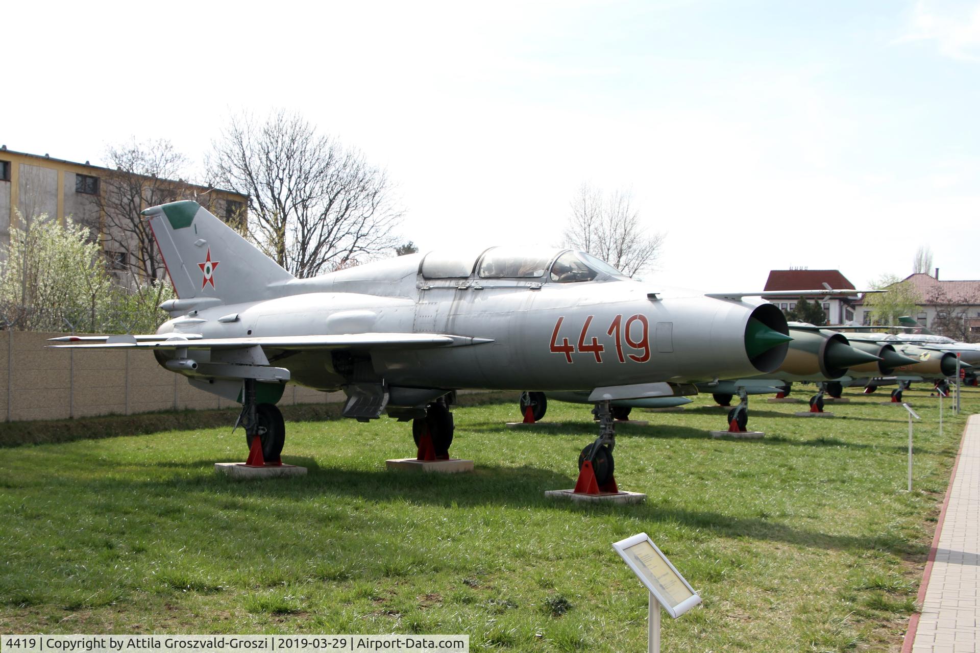 4419, 1967 Mikoyan-Gurevich MiG-21U C/N 664419, RepTár. Szolnok aviation history museum, Hungary
