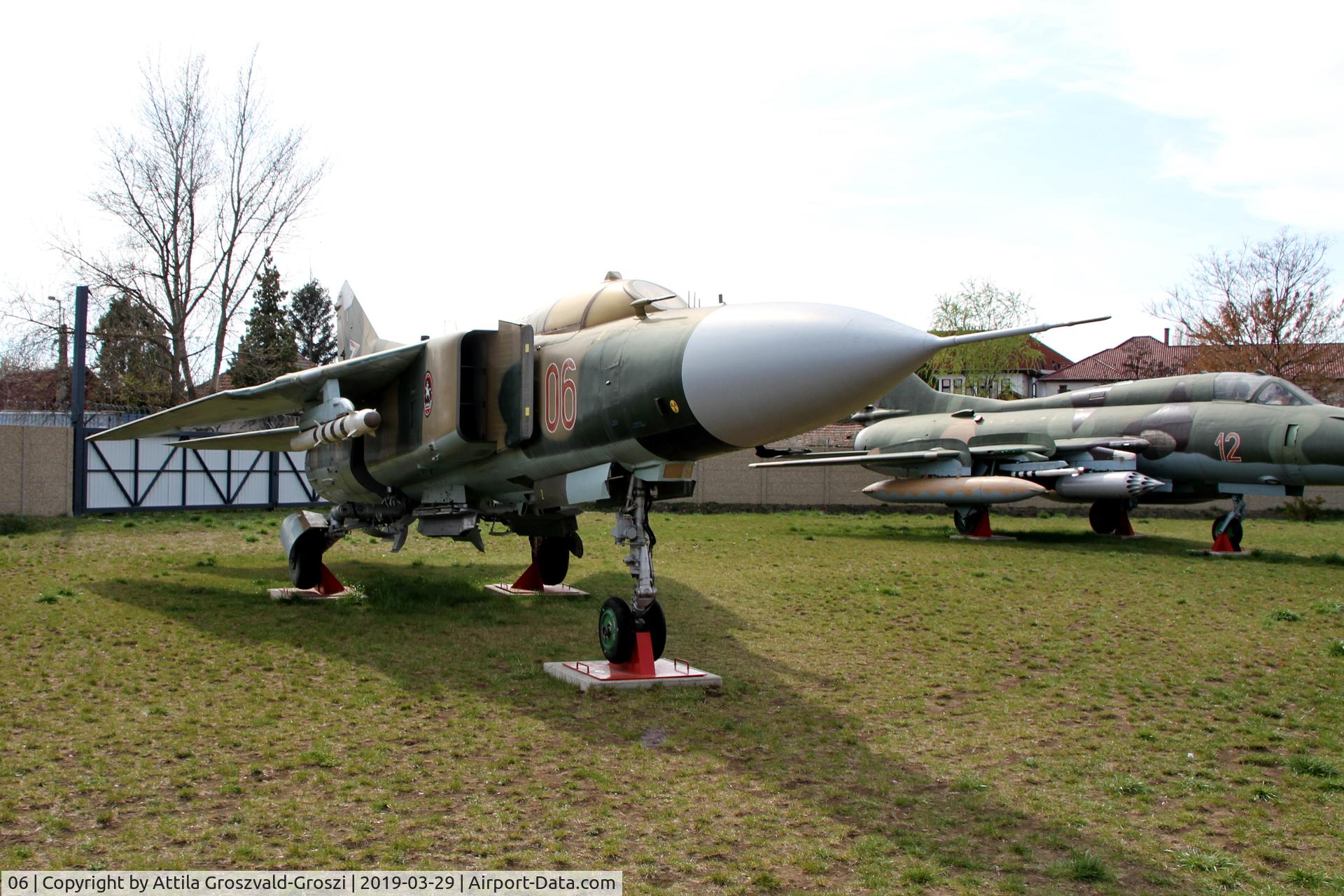 06, 1979 Mikoyan-Gurevich MiG-23MF C/N 0390217165, RepTár. Szolnok aviation history museum, Hungary
