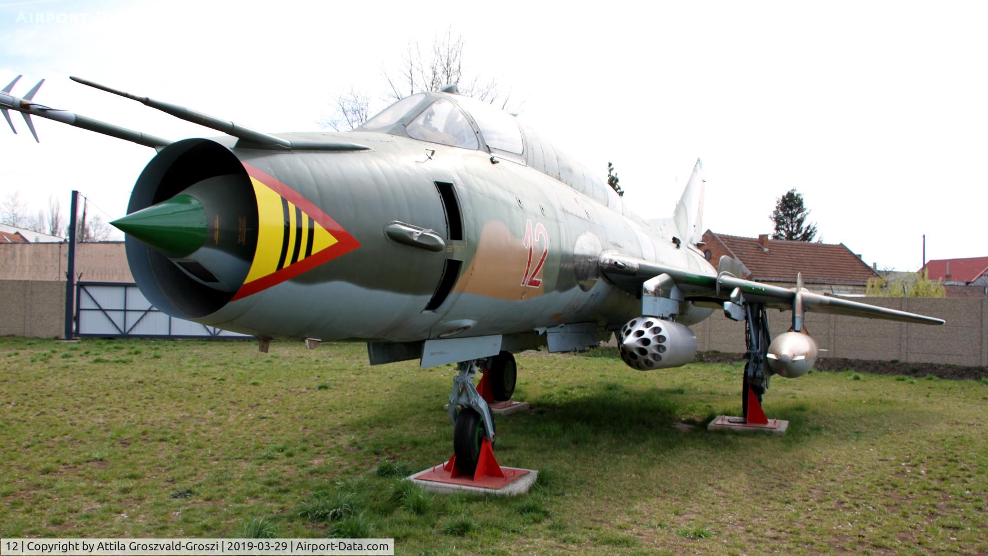 12, 1983 Sukhoi Su-22M-3 C/N 51612, RepTár. Szolnok aviation history museum, Hungary