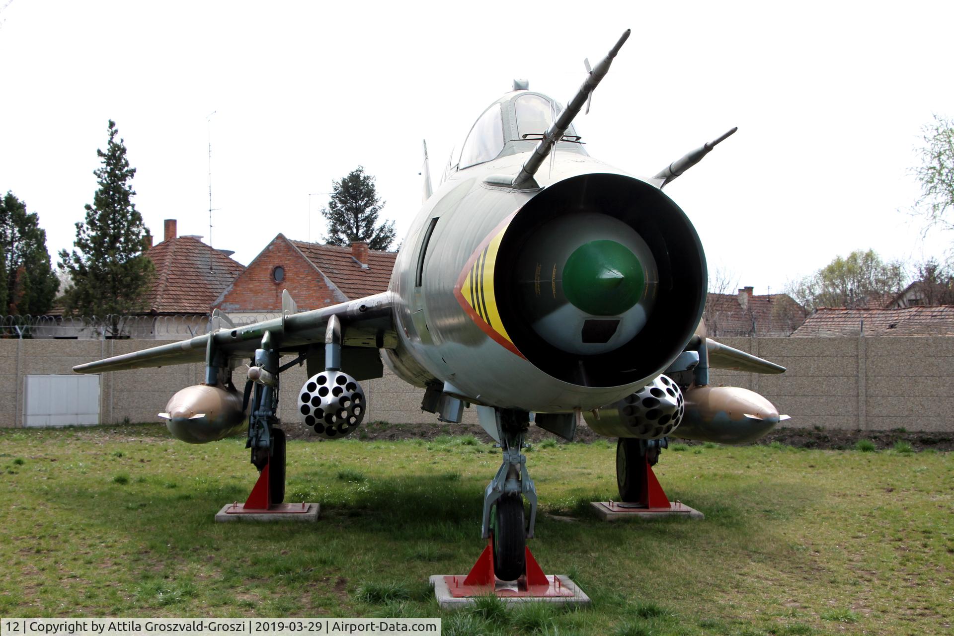 12, 1983 Sukhoi Su-22M-3 C/N 51612, RepTár. Szolnok aviation history museum, Hungary