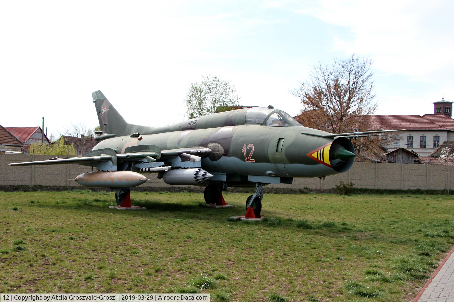 12, 1983 Sukhoi Su-22M-3 C/N 51612, RepTár. Szolnok aviation history museum, Hungary