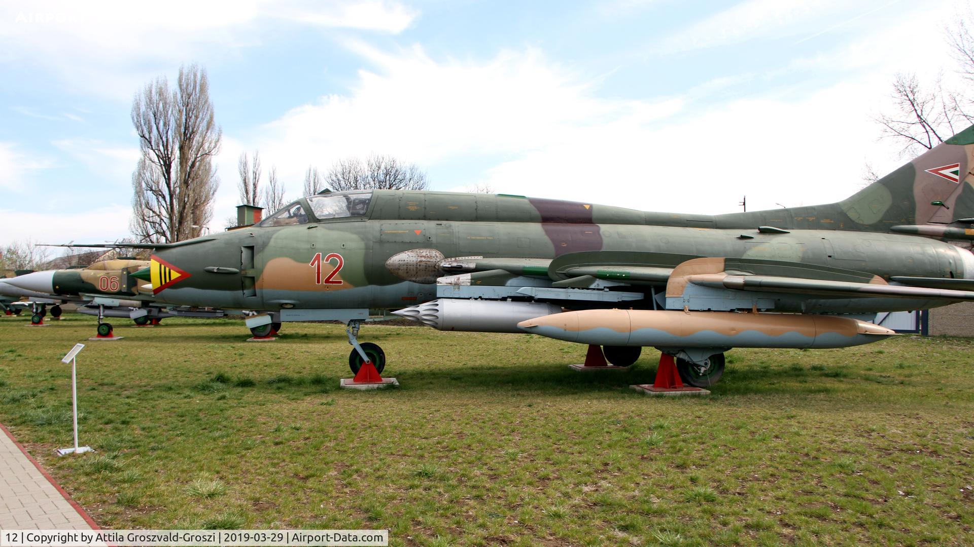 12, 1983 Sukhoi Su-22M-3 C/N 51612, RepTár. Szolnok aviation history museum, Hungary