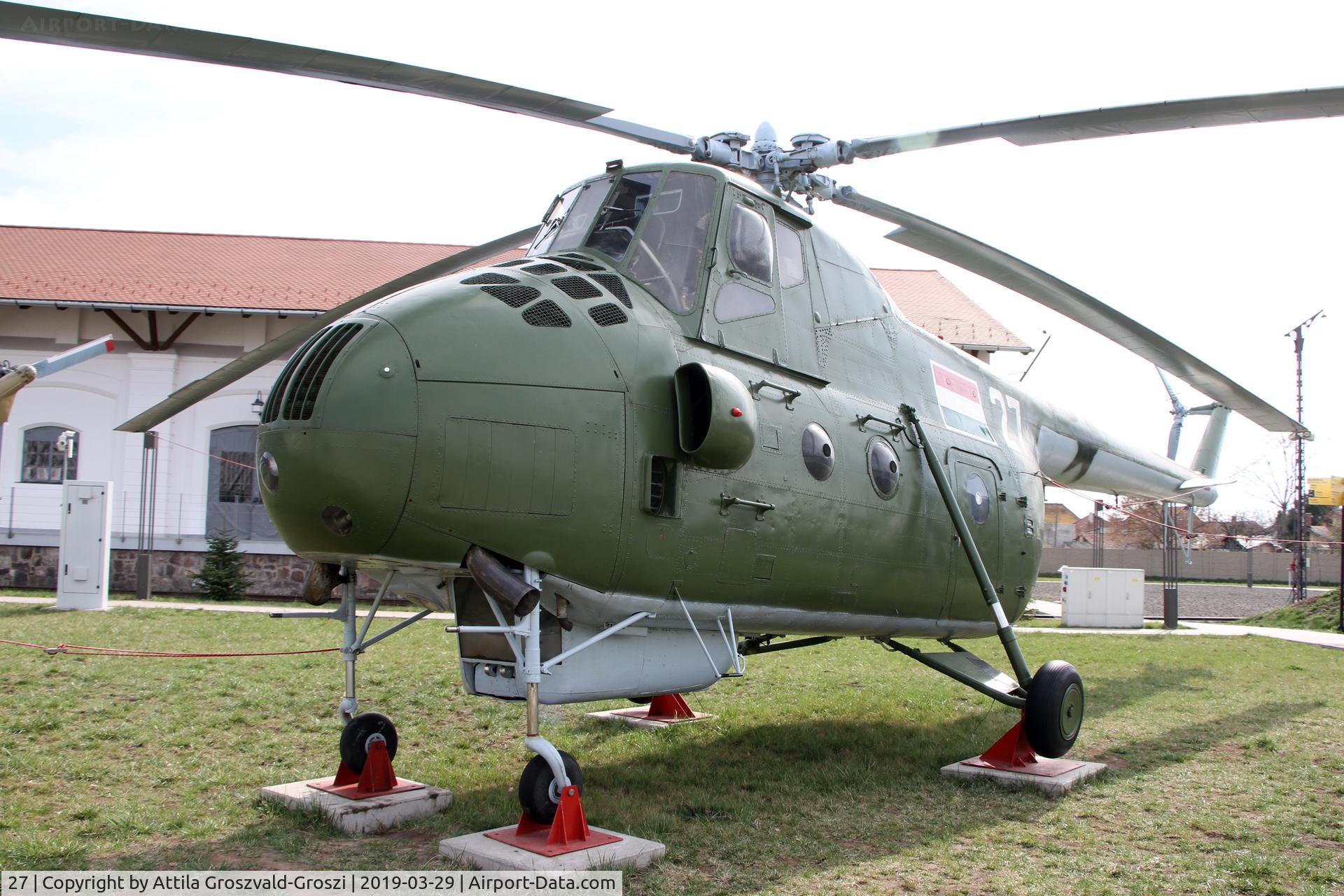 27, 1963 Mil Mi-4A Hound C/N 04146, RepTár. Szolnok aviation history museum, Hungary