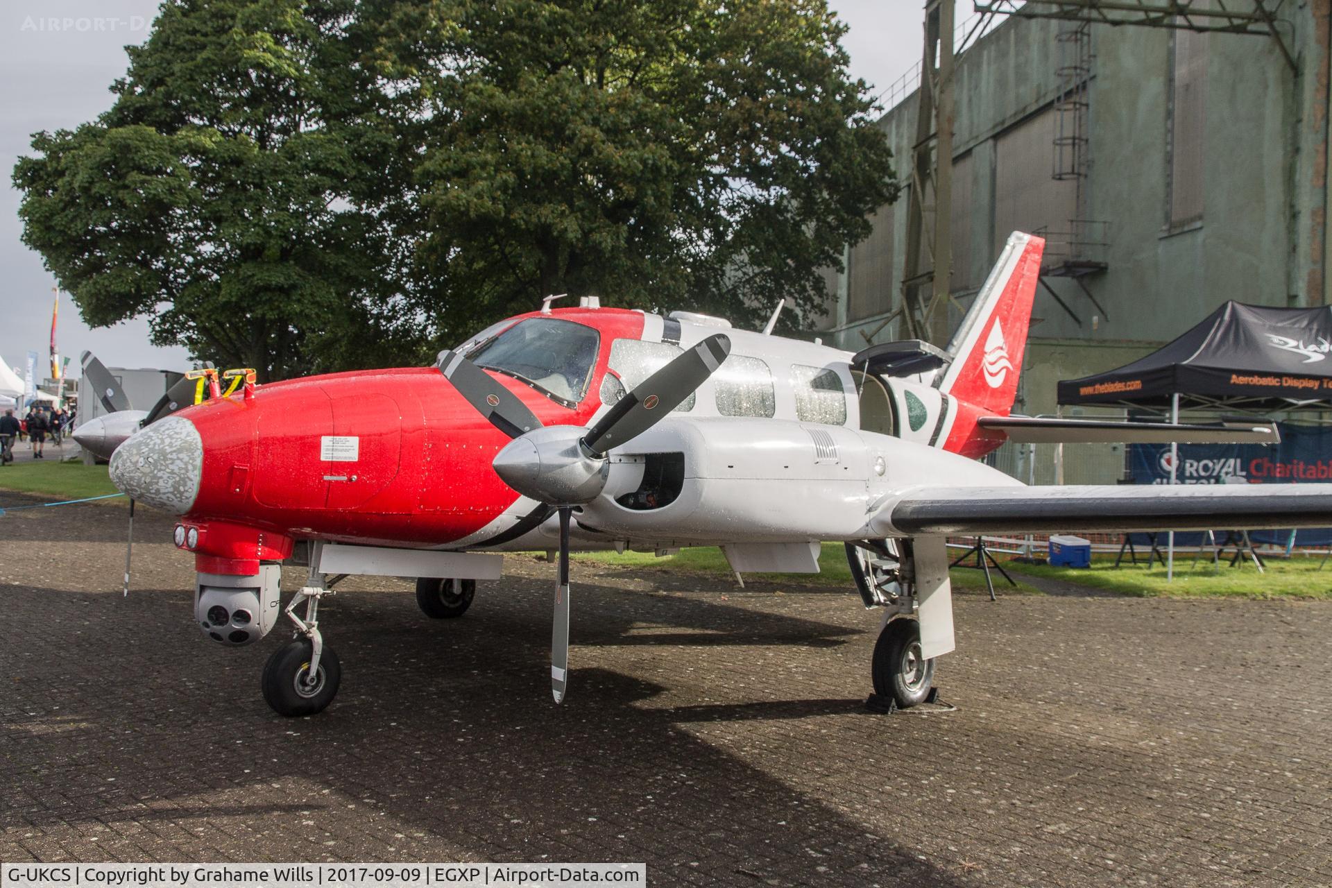G-UKCS, 1974 Piper PA-31-310 Navajo Navajo C/N 31-7400984, Piper PA-31 Navajo G-UKCS 2Excel Aviation Scampton 9/9/17