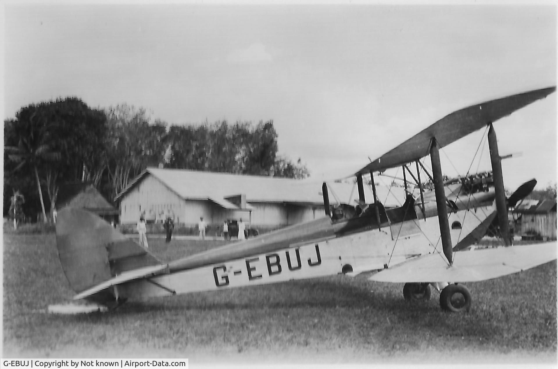 G-EBUJ, De Havilland DH60X MOTH SEAPLANE C/N 450, Found this photo in my grandfathers possessions.