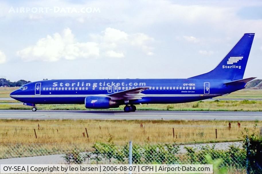 OY-SEA, 1998 Boeing 737-8Q8 C/N 28213, Copenhagen 7.8.2006