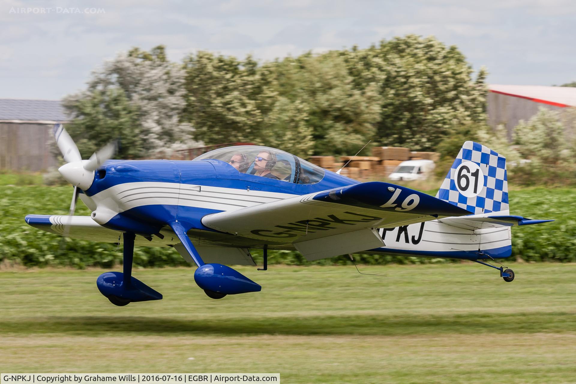G-NPKJ, 1998 Vans RV-6 C/N PFA 181-13138, Vans RV-6 G-NPKJ Breighton 16/7/16