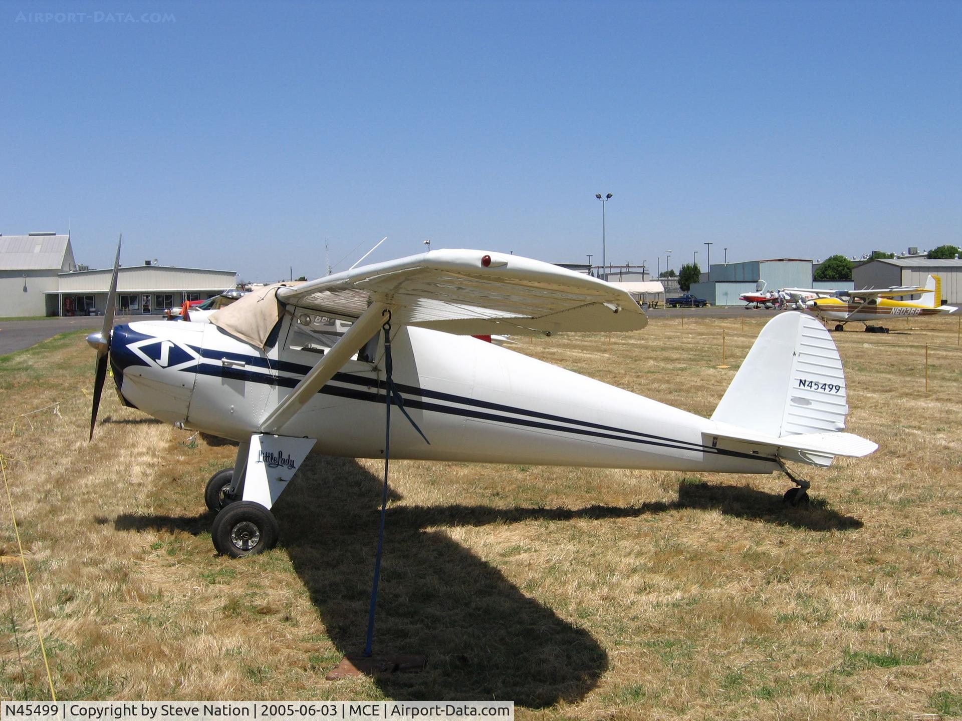 N45499, 1946 Luscombe 8A C/N 2026, 1946 Luscombe 8A at Merced, CA