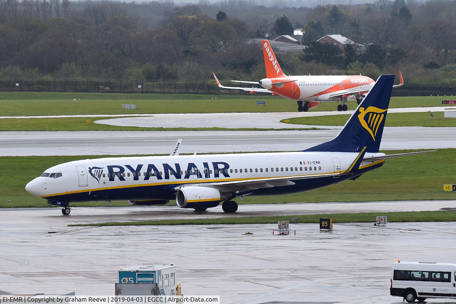 EI-EMR, 2010 Boeing 737-8AS C/N 40284, Just landed at Manchester.