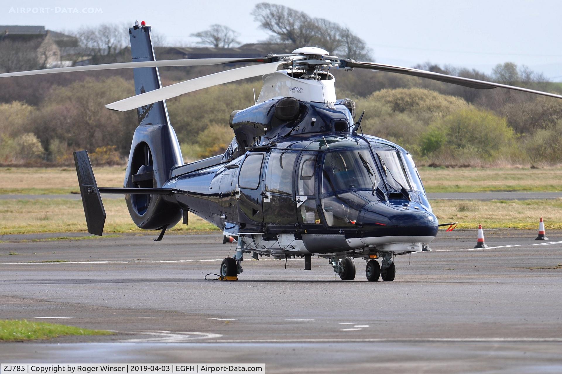 ZJ785, Eurocopter AS-365N-3 Dauphin 2 C/N 6823, Visiting Dauphin II operated by 658 Squadron AAC.