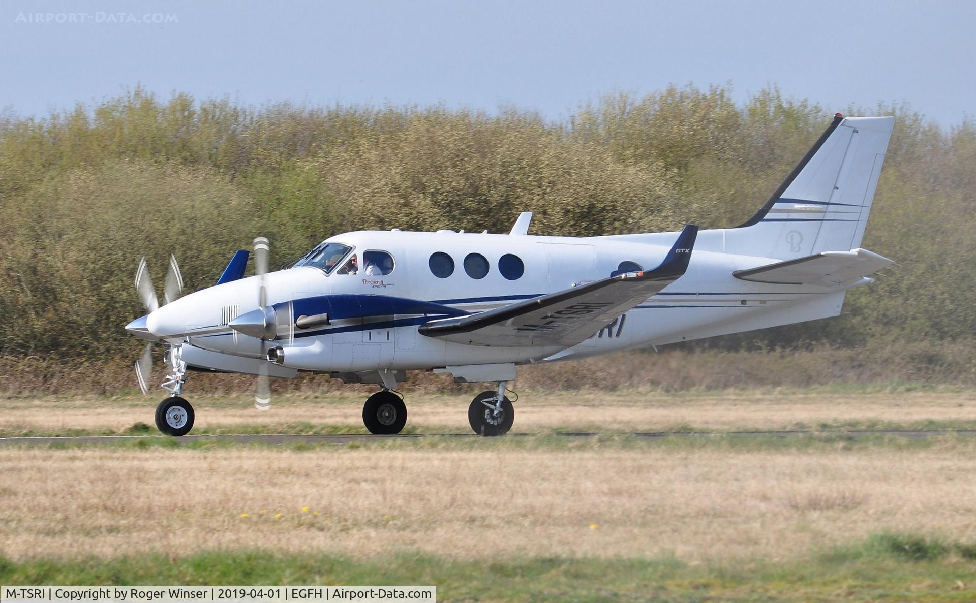 M-TSRI, Hawker Beechcraft C90GTI King Air C/N LJ-2033, Visiting C90GTI operated by Timpson Ltd.