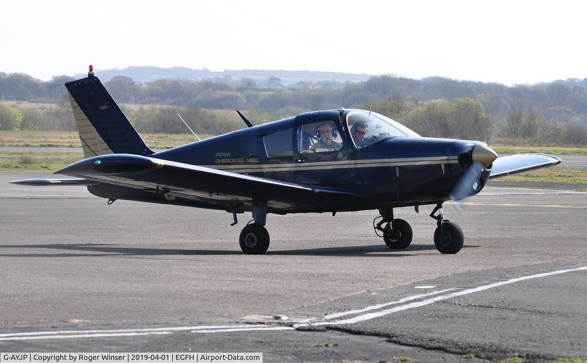 G-AYJP, 1970 Piper PA-28-140 Cherokee C/N 28-26403, Visiting Cherokee 140C.
