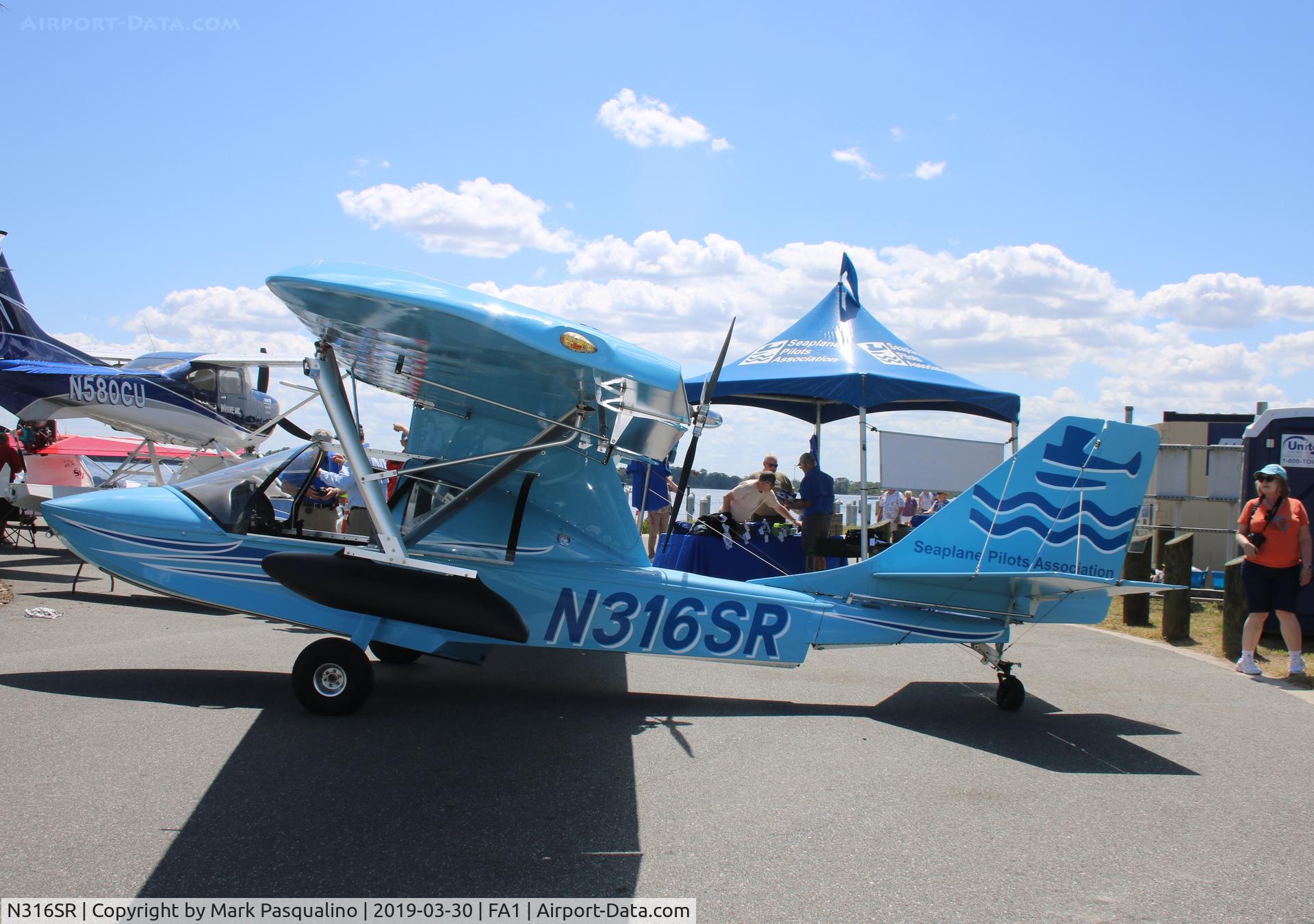 N316SR, 2016 Progressive Aerodyne SeaRey LSA C/N 1064, Searey LSA