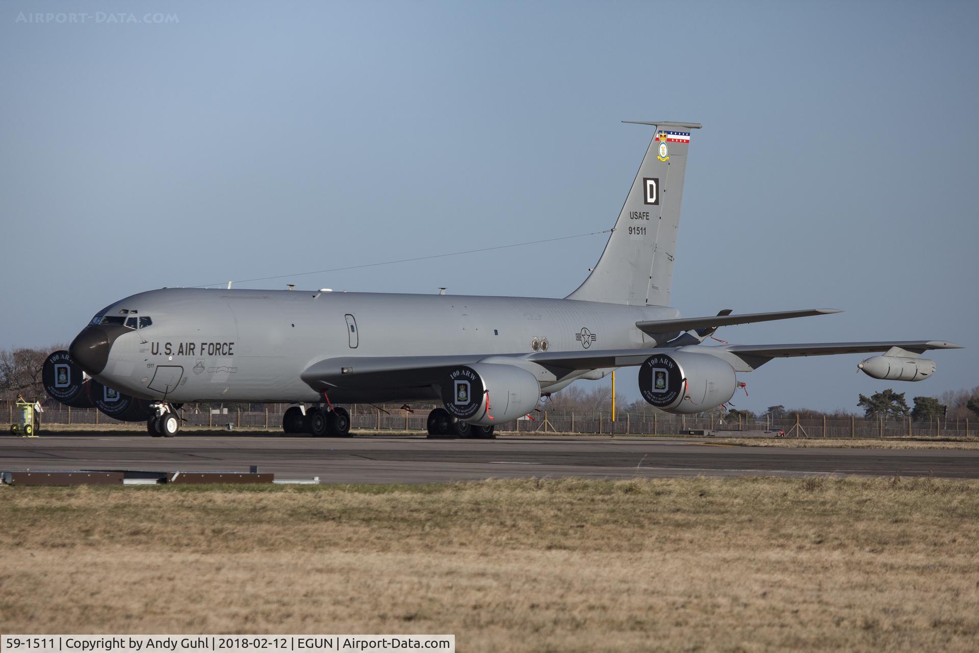 59-1511, 1959 Boeing KC-135R Stratotanker C/N 17999, Boom-Operator