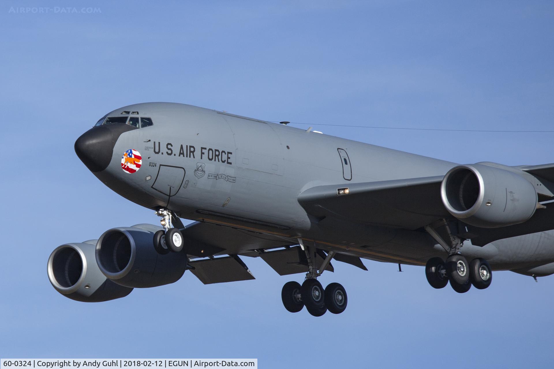 60-0324, 1961 Boeing KC-135R Stratotanker C/N 18099, Stratotanker
