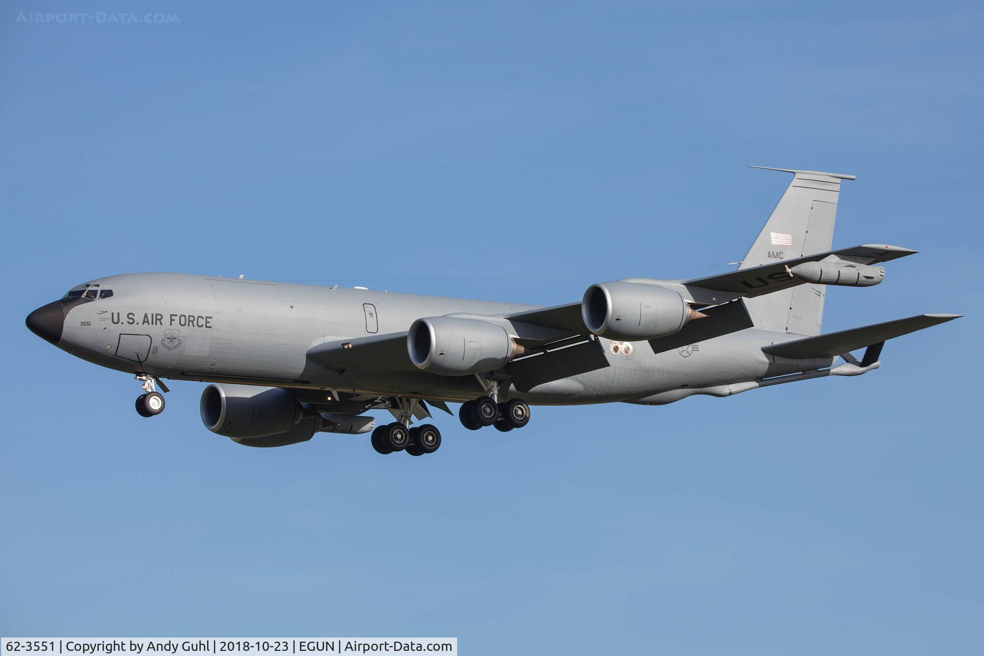 62-3551, 1962 Boeing KC-135R Stratotanker C/N 18534, Stratotanker
