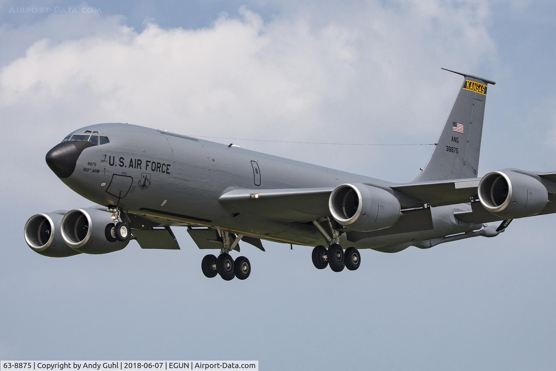 63-8875, 1963 Boeing KC-135R Stratotanker C/N 18723, Stratotanker