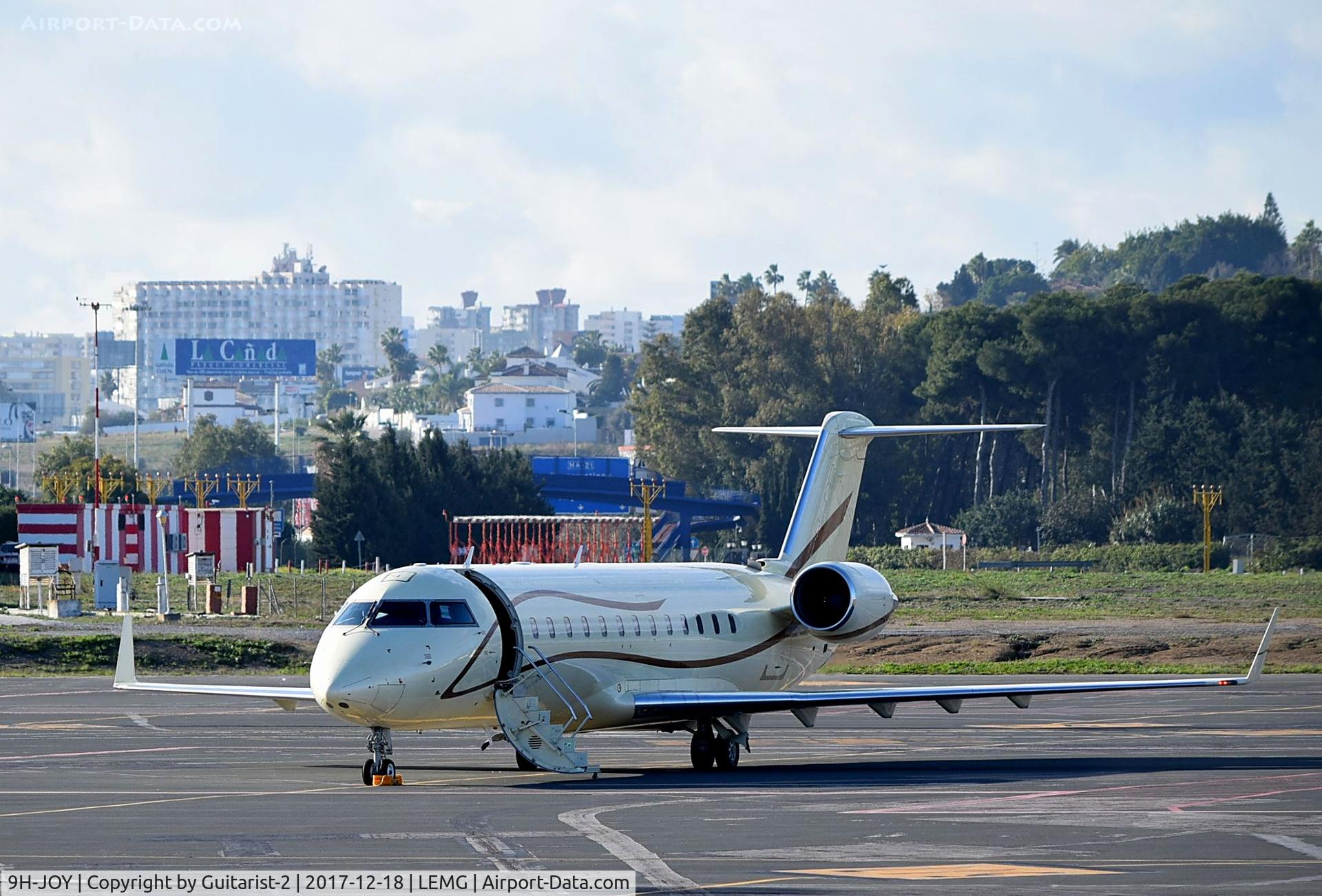 9H-JOY, 2002 Bombardier CRJ-200ER (CL-600-2B19) C/N 7644, At Malaga