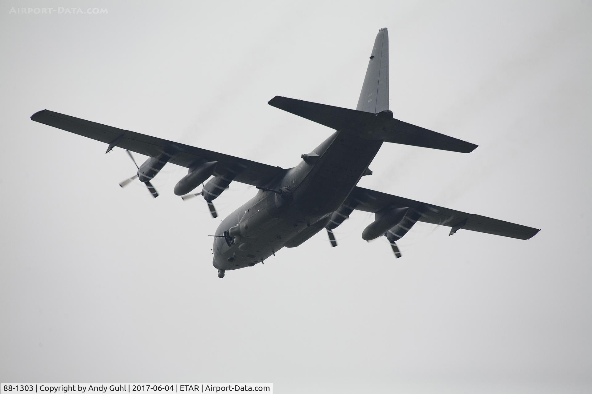 88-1303, 1989 Lockheed AC-130W Stinger II C/N 382-5164, from behind