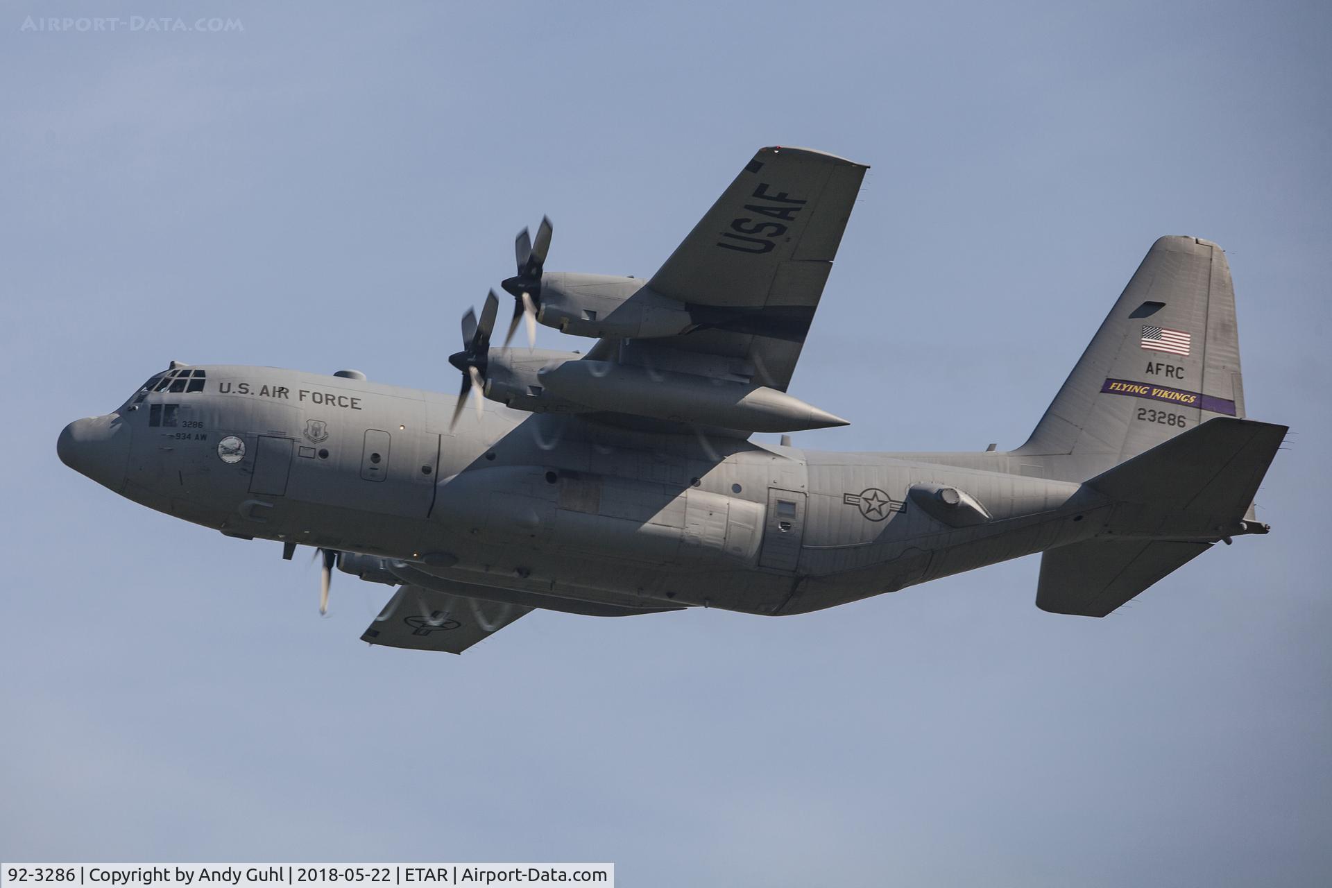 92-3286, 1992 Lockheed C-130H Hercules C/N 382-5349, C-130H