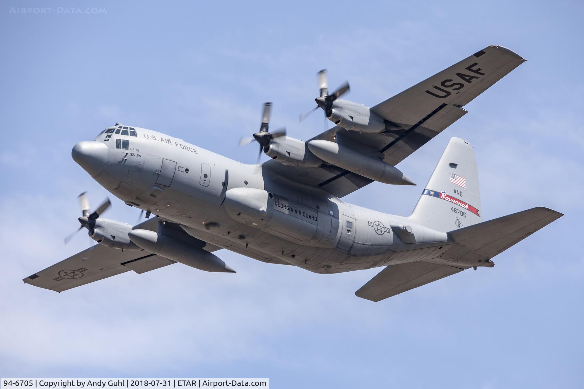 94-6705, 1994 Lockheed C-130H Hercules C/N 382-5397, C-130H