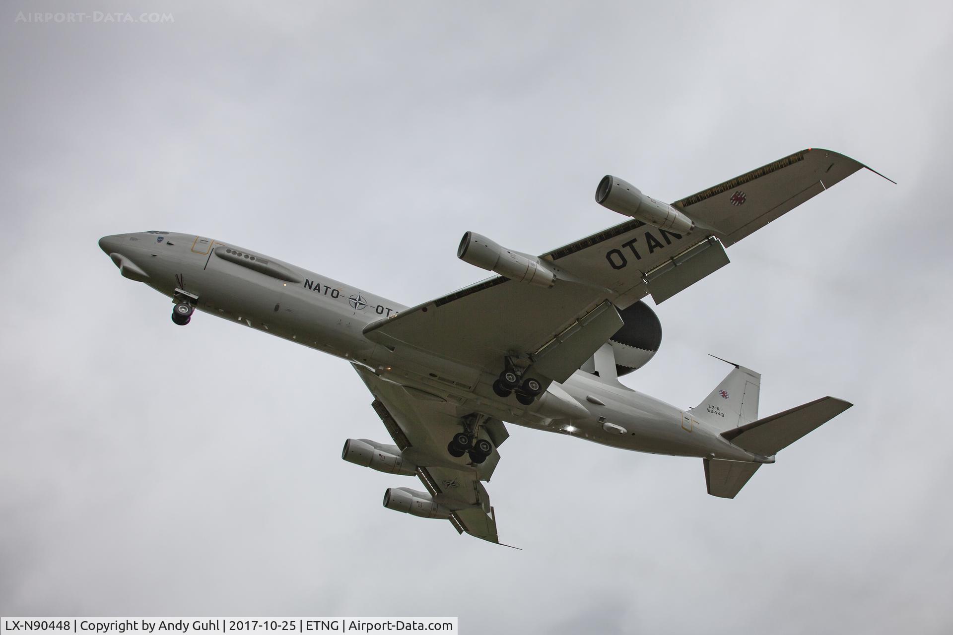 LX-N90448, 1982 Boeing E-3A Sentry C/N 22843, Awacs