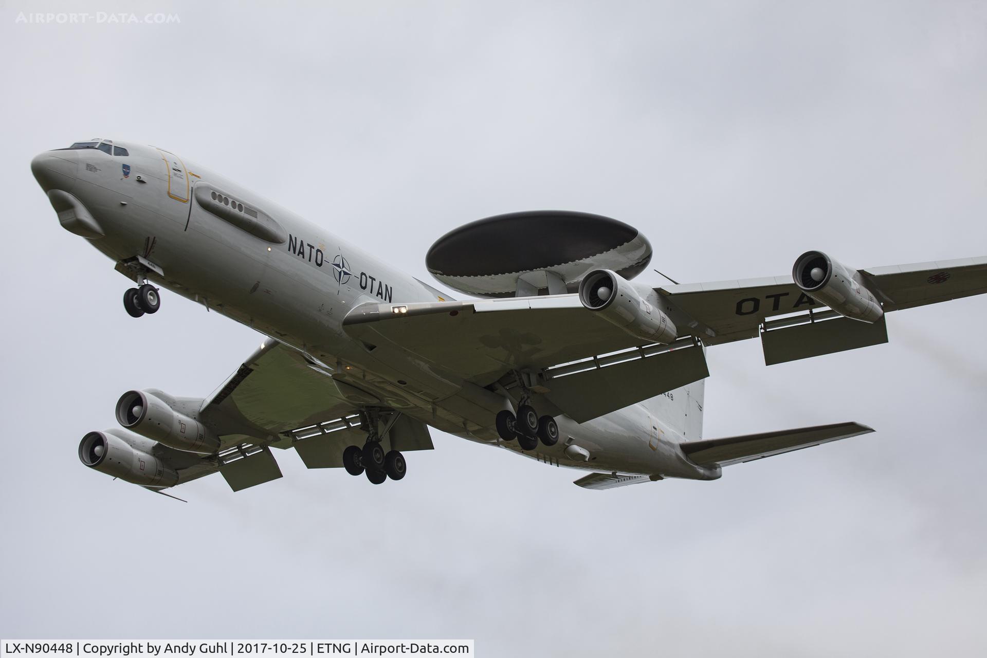LX-N90448, 1982 Boeing E-3A Sentry C/N 22843, E-3 Awacs