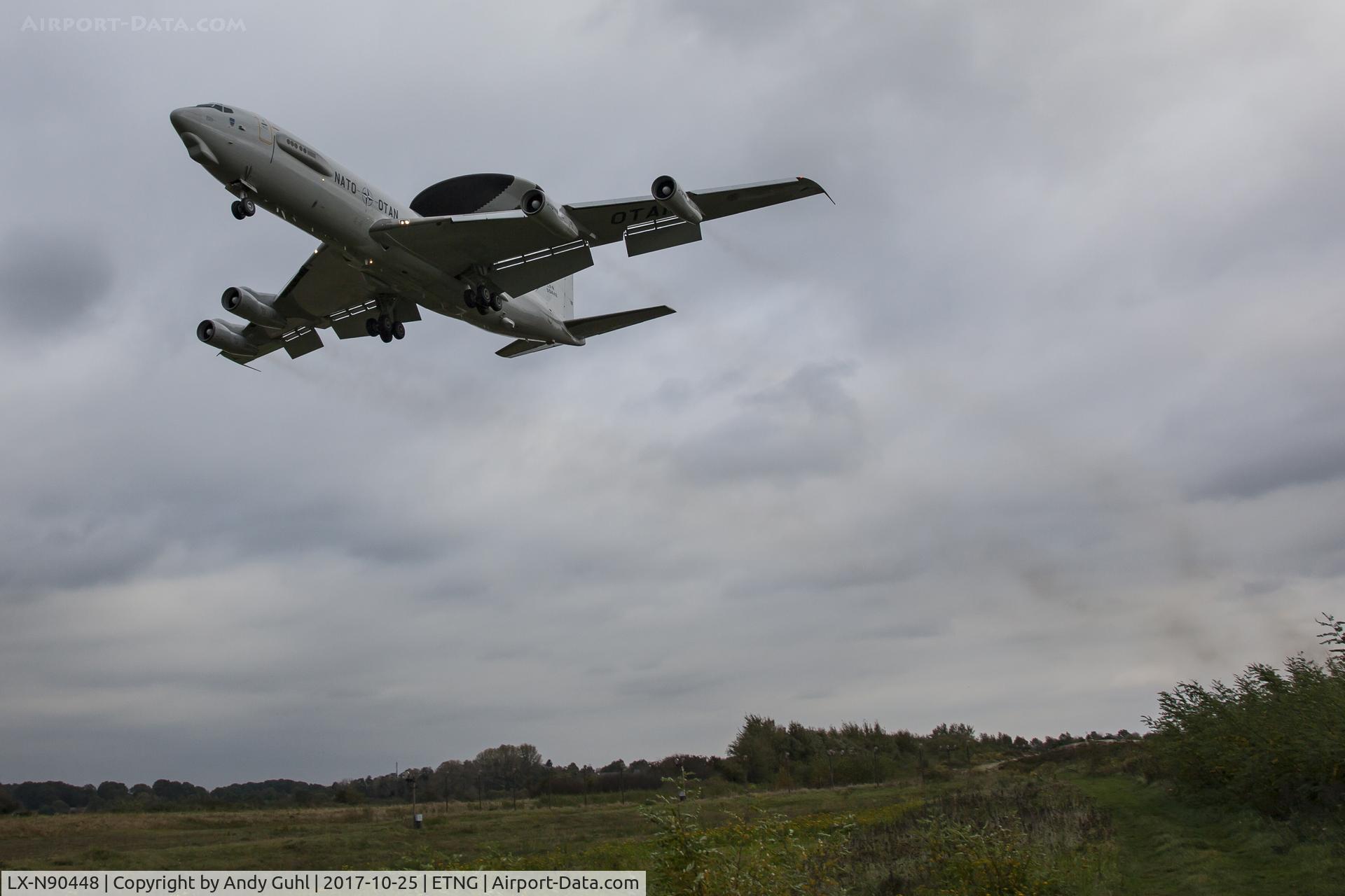 LX-N90448, 1982 Boeing E-3A Sentry C/N 22843, Wide-Angle