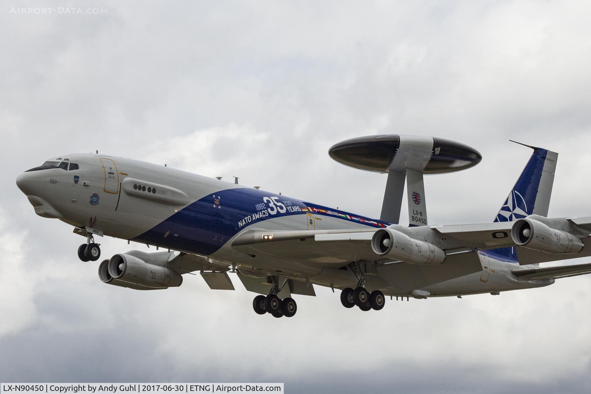 LX-N90450, 1979 Boeing E-3A Sentry C/N 22845, Boeing E-3