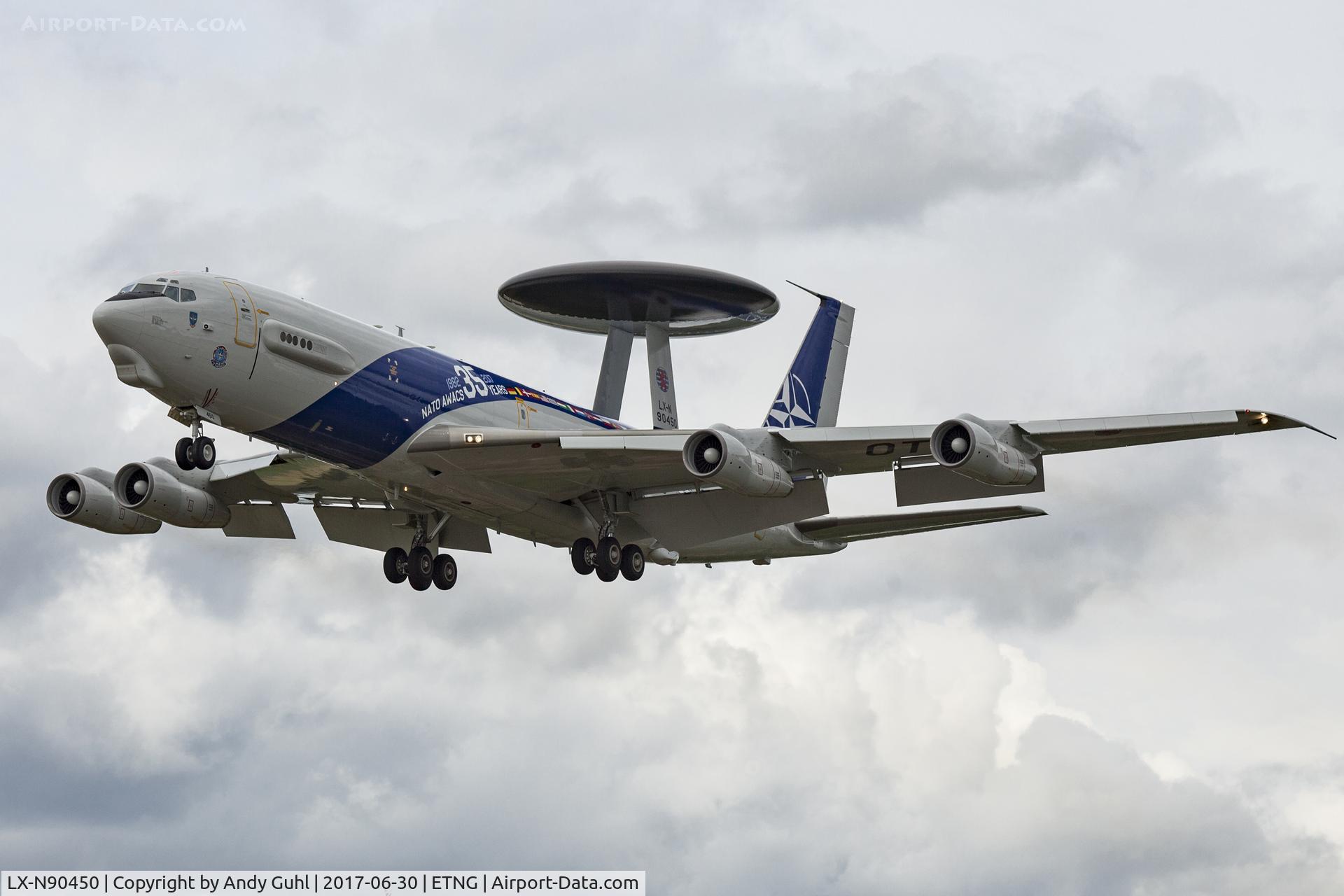 LX-N90450, 1979 Boeing E-3A Sentry C/N 22845, Awacs