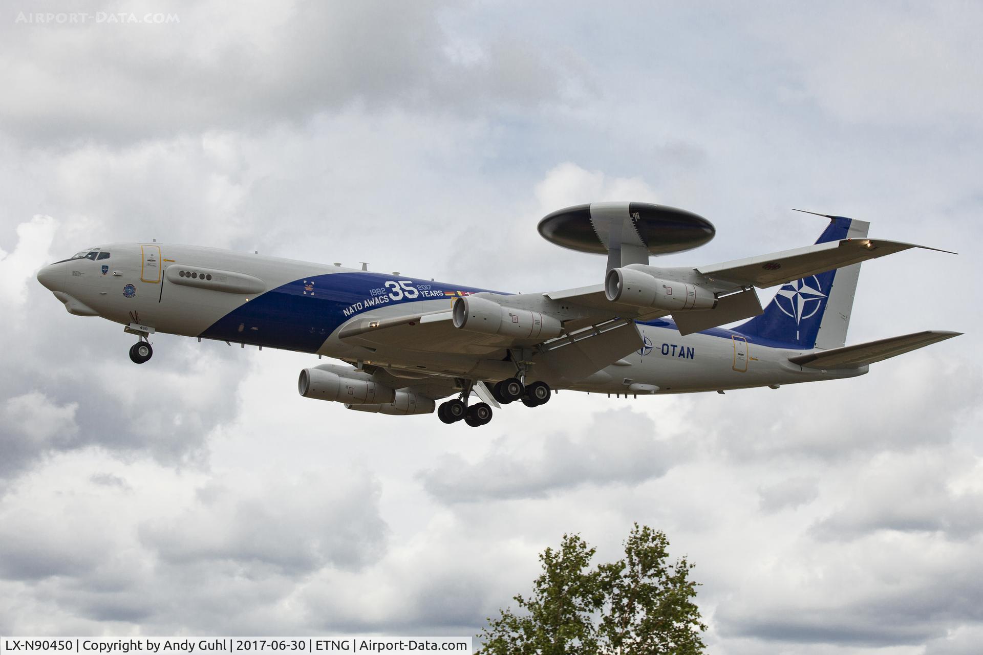 LX-N90450, 1979 Boeing E-3A Sentry C/N 22845, Awacs